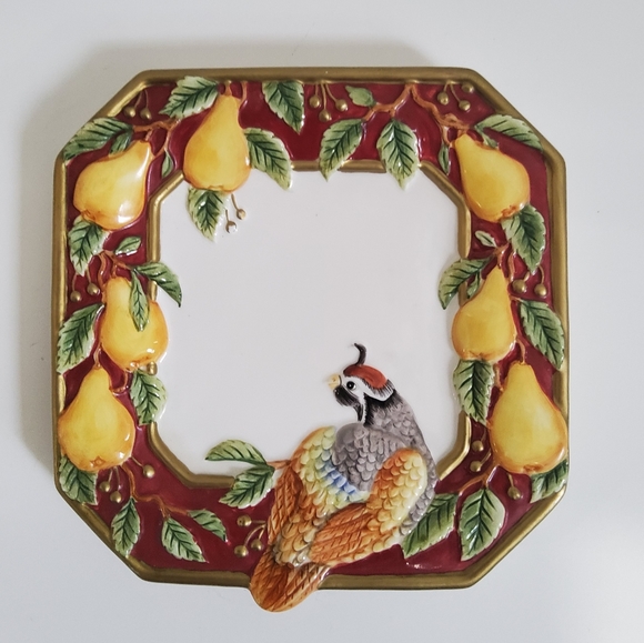 Vintage Fitz and Floyd Partridge Canope Plate - Picture 2 of 5